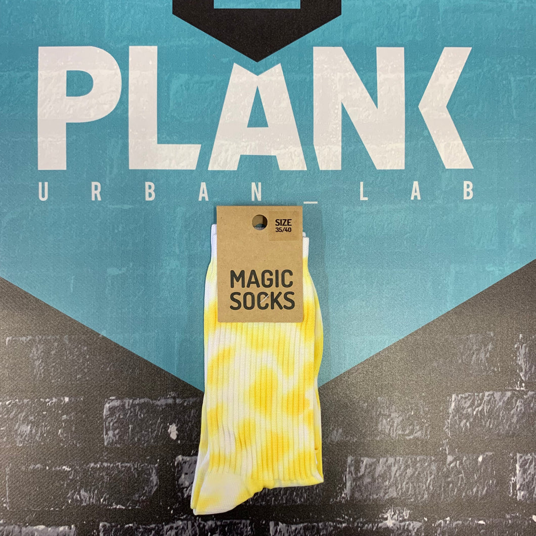 Magic Socks TIE DYE giallo