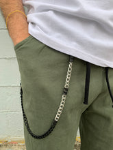 Carica l&#39;immagine nel visualizzatore di Gallery, Jeans Cropped Verde Militare
