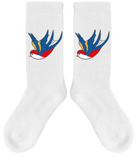 Carica l&#39;immagine nel visualizzatore di Gallery, Magic Socks &quot;Bird&quot; White
