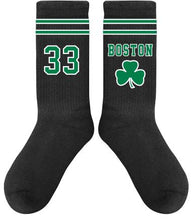 Carica l&#39;immagine nel visualizzatore di Gallery, Magic Socks &quot;Boston&quot; Black - NBA Addicted
