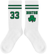 Carica l&#39;immagine nel visualizzatore di Gallery, Magic Socks &quot;Boston&quot; White - NBA Addicted
