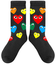 Carica l&#39;immagine nel visualizzatore di Gallery, Magic Socks &quot;Hearts&quot; Black
