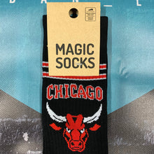 Carica l&#39;immagine nel visualizzatore di Gallery, Magic Socks &quot;Chicago&quot; Black - NBA Addicted
