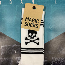 Carica l&#39;immagine nel visualizzatore di Gallery, Magic Socks &quot;Danger&quot; White
