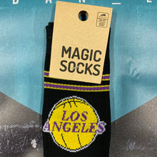 Carica l&#39;immagine nel visualizzatore di Gallery, Magic Socks &quot;Los Angeles&quot; Black - NBA Addicted
