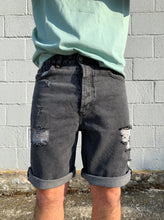 Carica l&#39;immagine nel visualizzatore di Gallery, Bermuda Jeans Dark Gray
