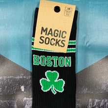 Carica l&#39;immagine nel visualizzatore di Gallery, Magic Socks &quot;Boston&quot; Black - NBA Addicted
