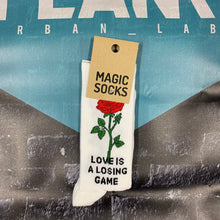 Carica l&#39;immagine nel visualizzatore di Gallery, Magic Socks &quot;Losing Game&quot; White
