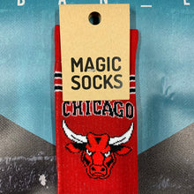 Carica l&#39;immagine nel visualizzatore di Gallery, Magic Socks &quot;Chicago&quot; Red - NBA Addicted
