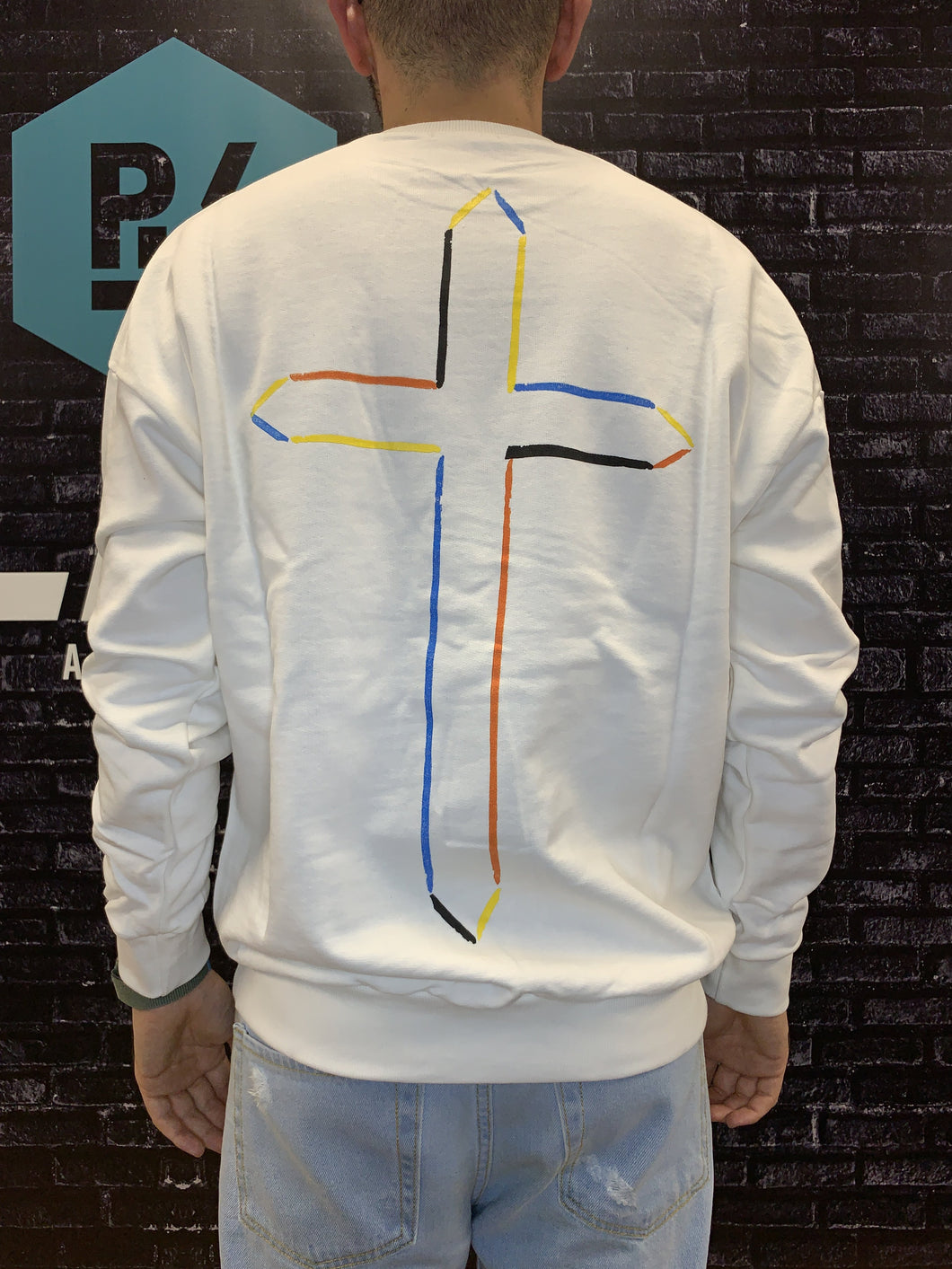 Felpa “Cross” White