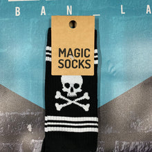 Carica l&#39;immagine nel visualizzatore di Gallery, Magic Socks &quot;Danger&quot; Black
