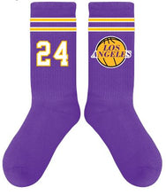 Carica l&#39;immagine nel visualizzatore di Gallery, Magic Socks &quot;Los Angeles&quot; Purple - NBA Addicted
