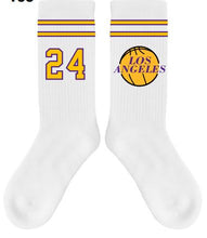 Carica l&#39;immagine nel visualizzatore di Gallery, Magic Socks &quot;Los Angeles&quot; White- NBA Addicted
