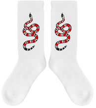 Carica l&#39;immagine nel visualizzatore di Gallery, Magic Socks &quot;Snake&quot; White
